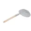 DF99094 Wooden handle wire, stainless steel large strainer, wooden handle reinforced mesh, strainer screen, large mesh screen, hotel kitchenware, DF Trading House Application Scenario